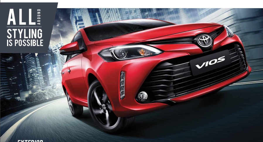 TOYOTA VIOS โตโยต้า วีออส ใหม่ ตารางราคาผ่อนดาวน์ 2021-2022