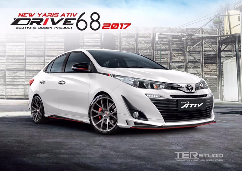 รวมราคาชุดแต่ง Toyota Yaris ATIV 2017 ใหม่ล่าสุด