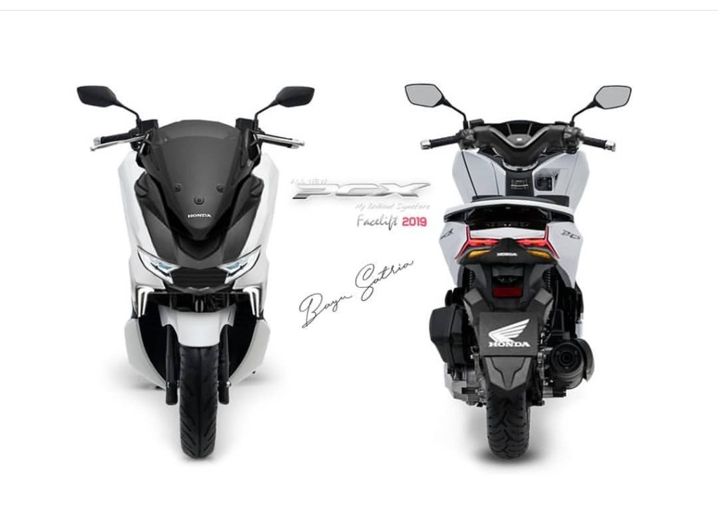 ภาพเรนเดอร์ Honda PCX150 Sport 2019 ในจินตนาการ