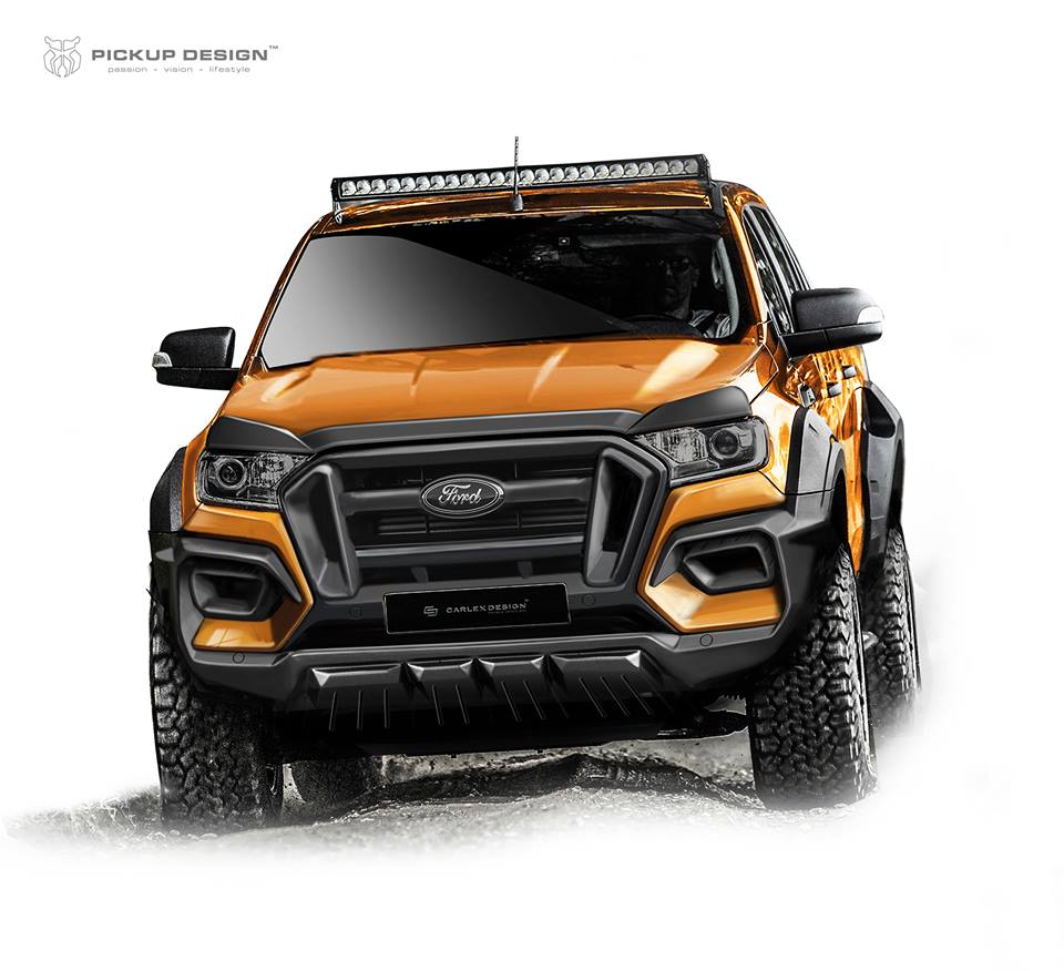 Ford Ranger ตกแต่งสุดเข้มมากขึ้นโดย PICKUPDESIGN