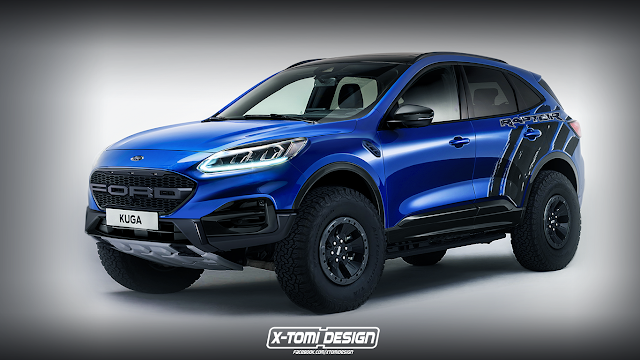 ภาพเรนเดอร์ Ford Kuga Raptor จากจินตนาการ เอาใจสายลุย