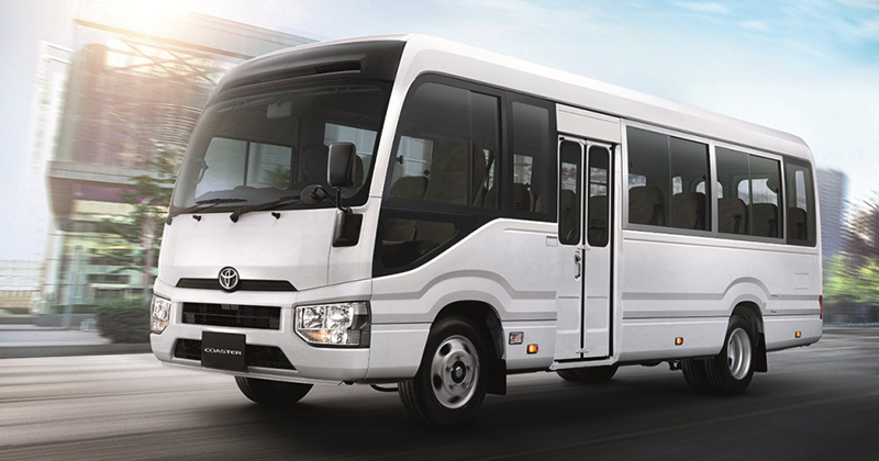 Toyota Coaster ราคา 1,960,000 บาท ใหม่ตารางผ่อนดาวน์