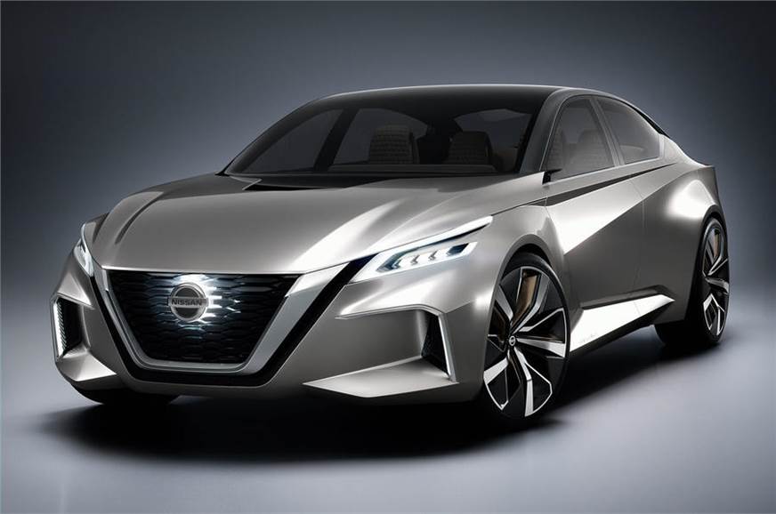 Nissan V-motion 2.0 concept ต้นแบบรถยนต์นิสสันในอนาคต