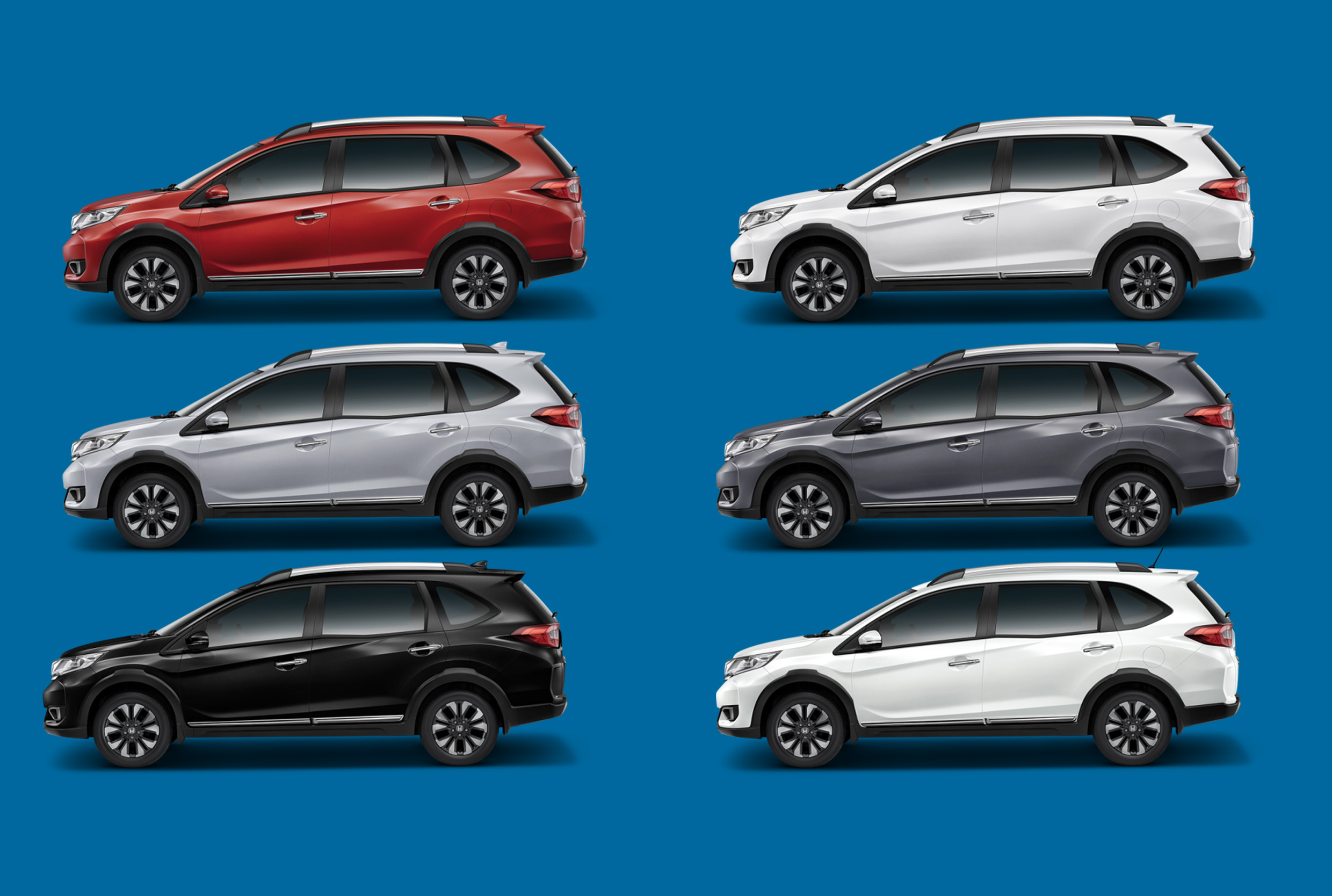 Honda BR-V 6 สีให้เลือก สีไหนแจ่มสุด