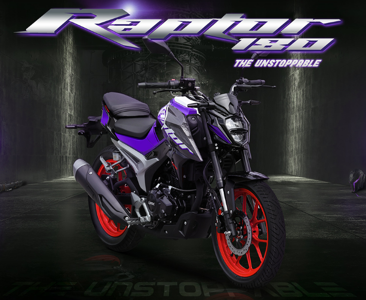 GPX Raptor 180 ราคา 59,500 บาท เครื่องยนต์ 180.8 ซีซี