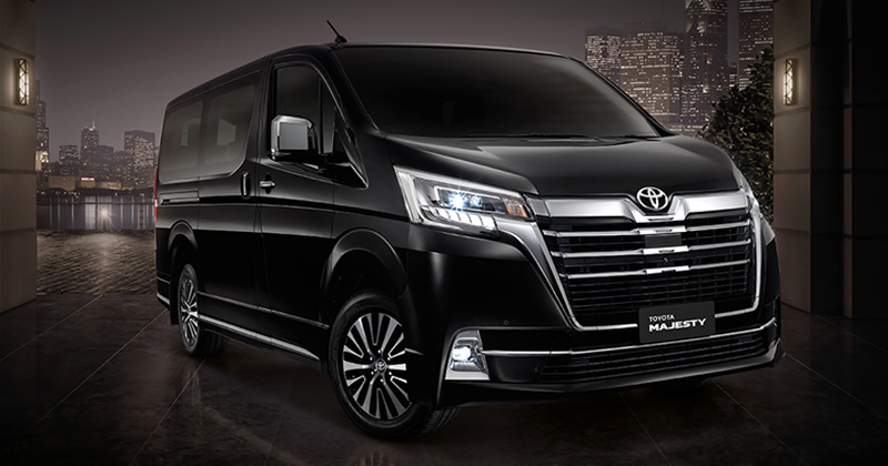 Toyota Majesty โตโยต้า มาเจสตี้ 2021-2022 ตารางราคาผ่อนดาวน์