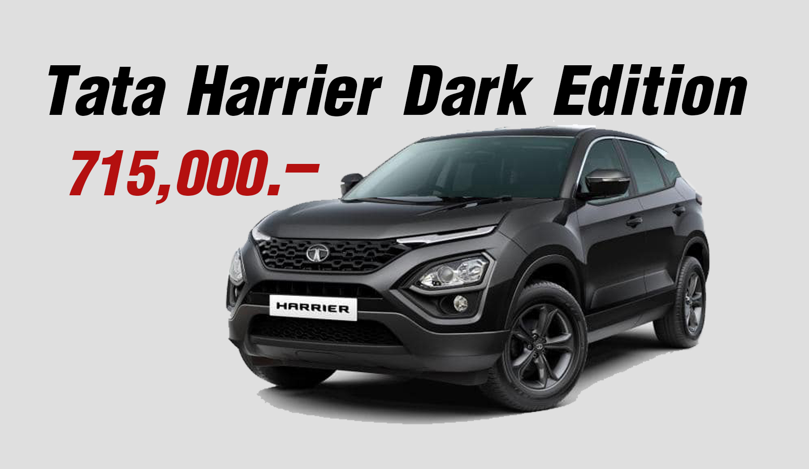 Tata Harrier Dark Edition ราคา 715,000 บาท ในอินเดีย