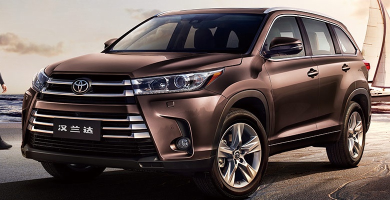 Toyota Highlander SUV 7 ที่นั่ง เครื่องยนต์ 2.0 ลิตร 217 แรงม้า ในแดนมังกร