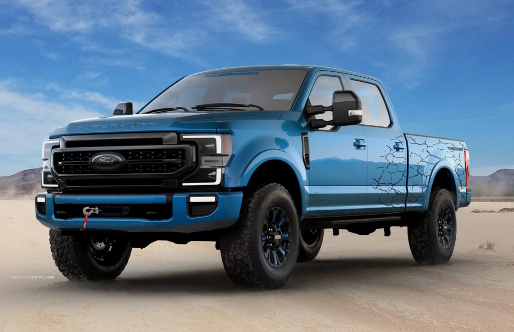 Ford F-Series Super Duty รุ่นแต่งพิเศษ ก่อนเผยในงาน SEMA