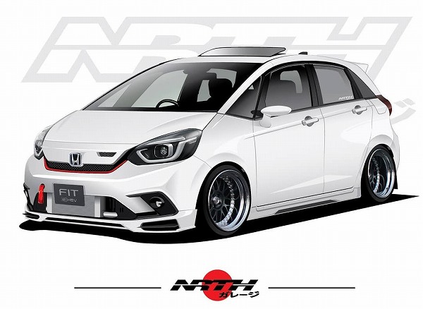 Honda Jazz พร้อมชุดแต่ง + โหลดต่ำ : NRTH