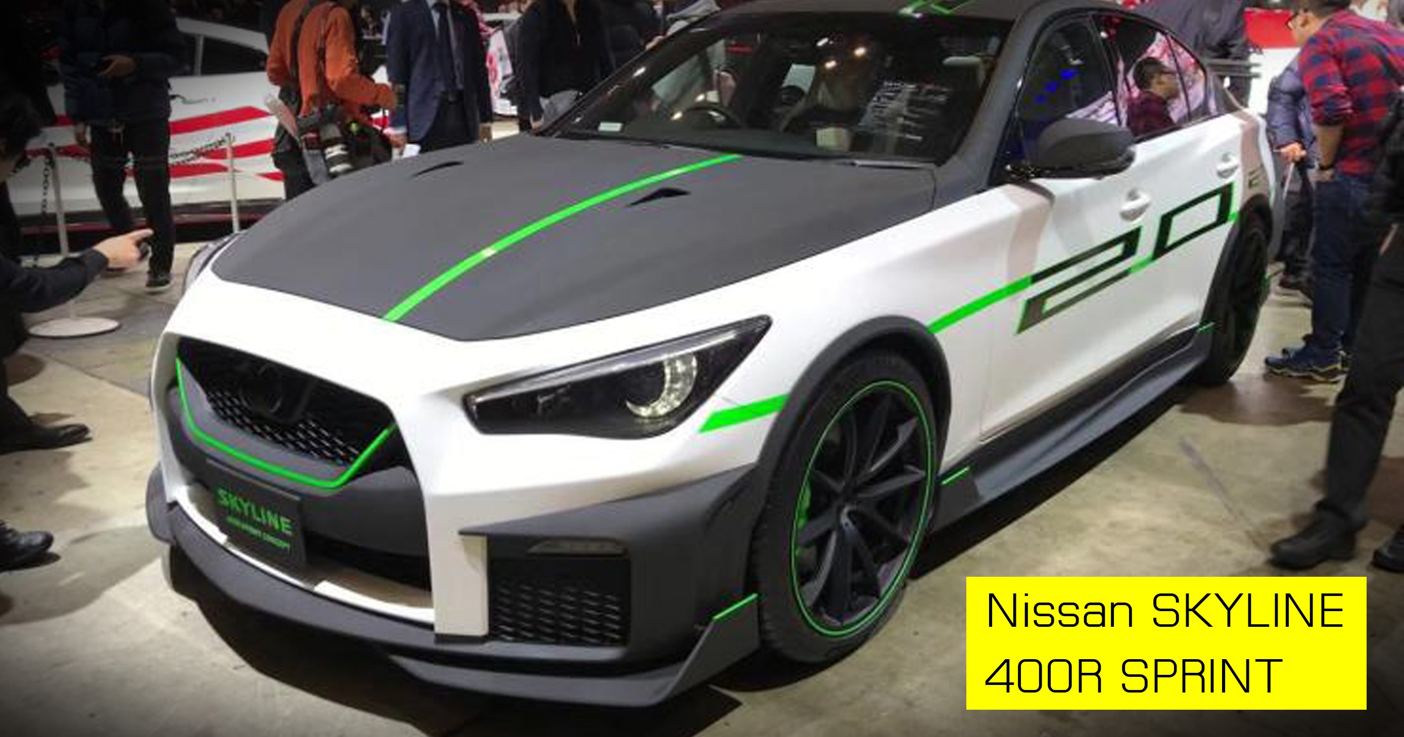 ภาพคันจริง Nissan SKYLINE 400R SPRINT CONCEPT ในงาน Tokyo Auto Salon 2020