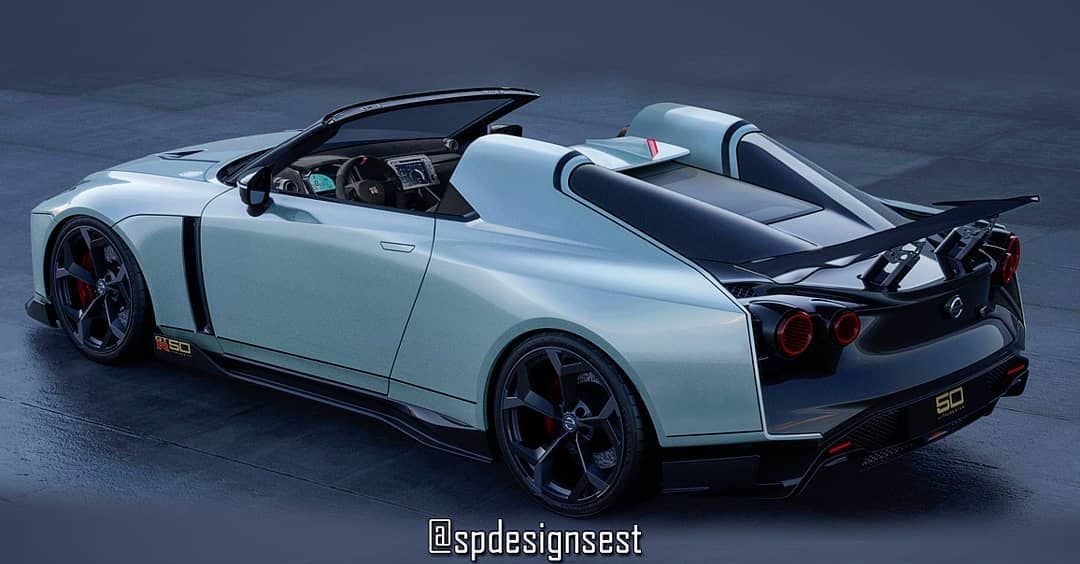 Nissan GT-R50 Roadster เวอร์ชั่นหลังคาตัด : ภาพเรนเดอร์จาก spdesignsest