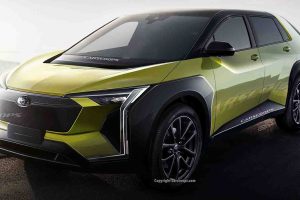 Subaru Evoltis EV คู่แข่ง Nissan Ariya ภาพเรนเดอร์