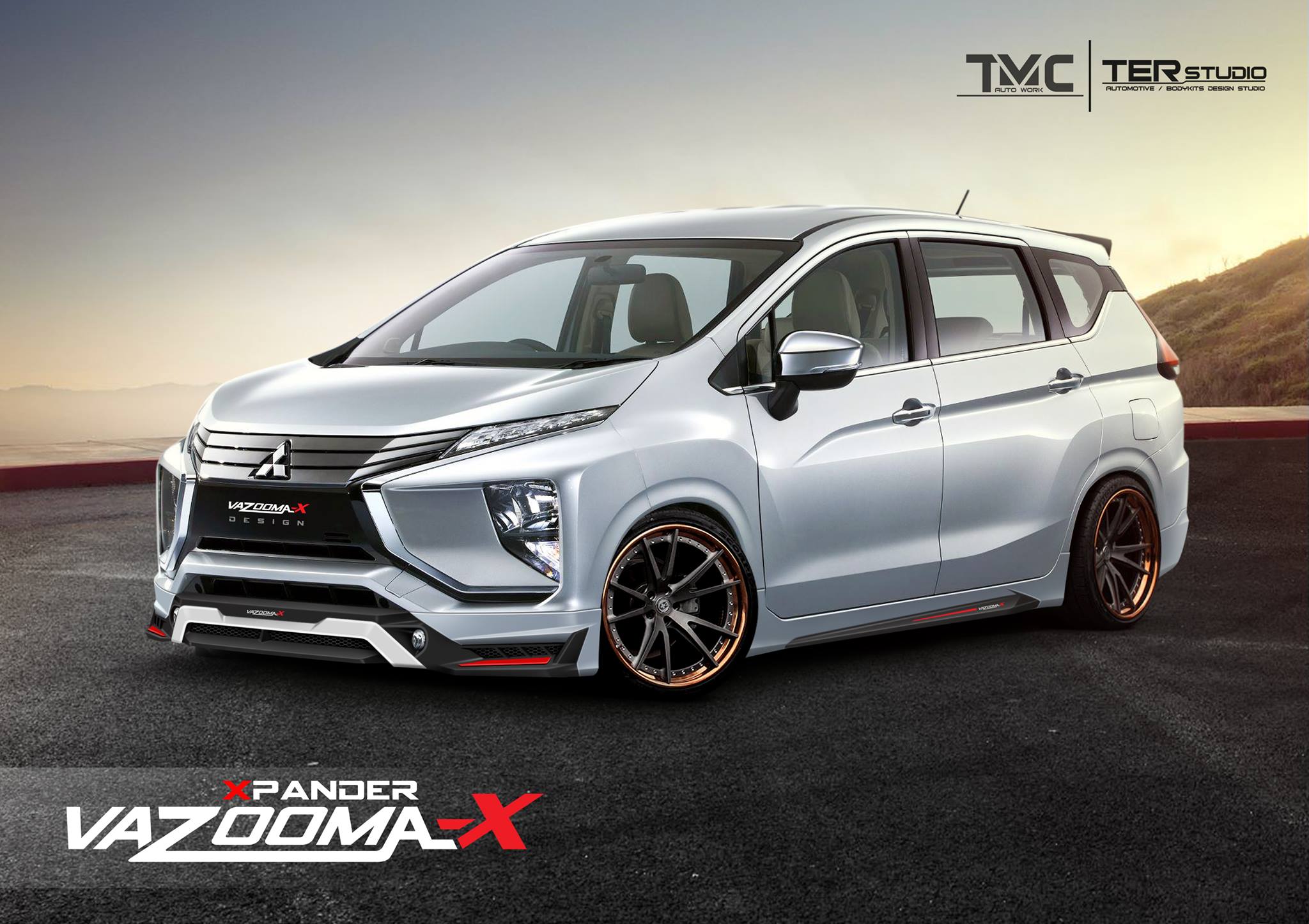 Mitsubishi Xpander ชุดแต่ง Vazooma X ใหม่ 15,000 บาท จาก Ter Studio