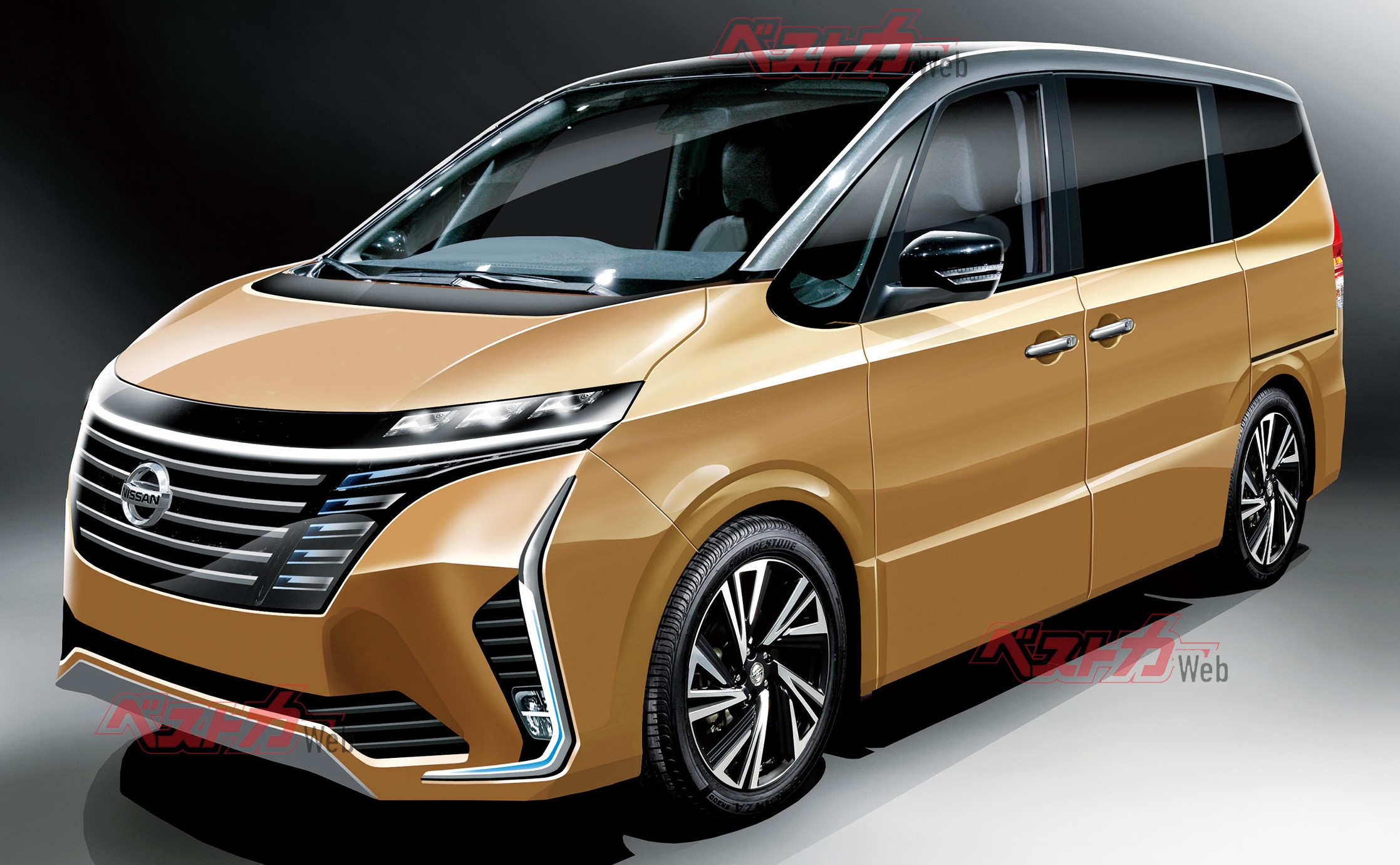 Nissan Serena MPV 7 ที่นั่ง 2021  + 1.2 e-Power : ภาพ CG จากนักออกแบบอิสระ