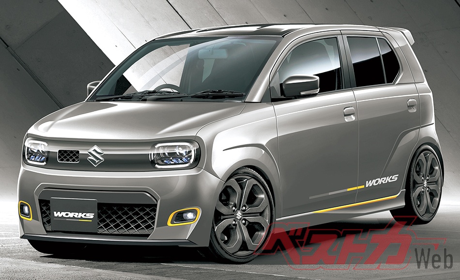 Suzuki Alto Works + เครื่องใหม่ : ภาพเรนเดอร์ใหม่