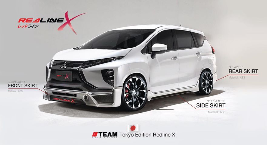 Mitsubishi Xpander Tokyo Edition Redline X สเกิร์ตรอบคัน สปอร์ตมากกว่า