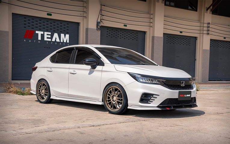 Honda City RedLine ชุดแต่งสเกิร์ตรอบคัน ใหม่จาก Team autosports