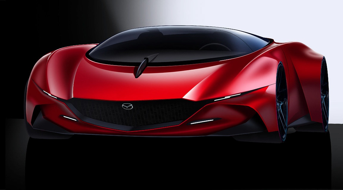 MAZDA 9 Supercar ภาพในฝันโดย Joseph Robinson