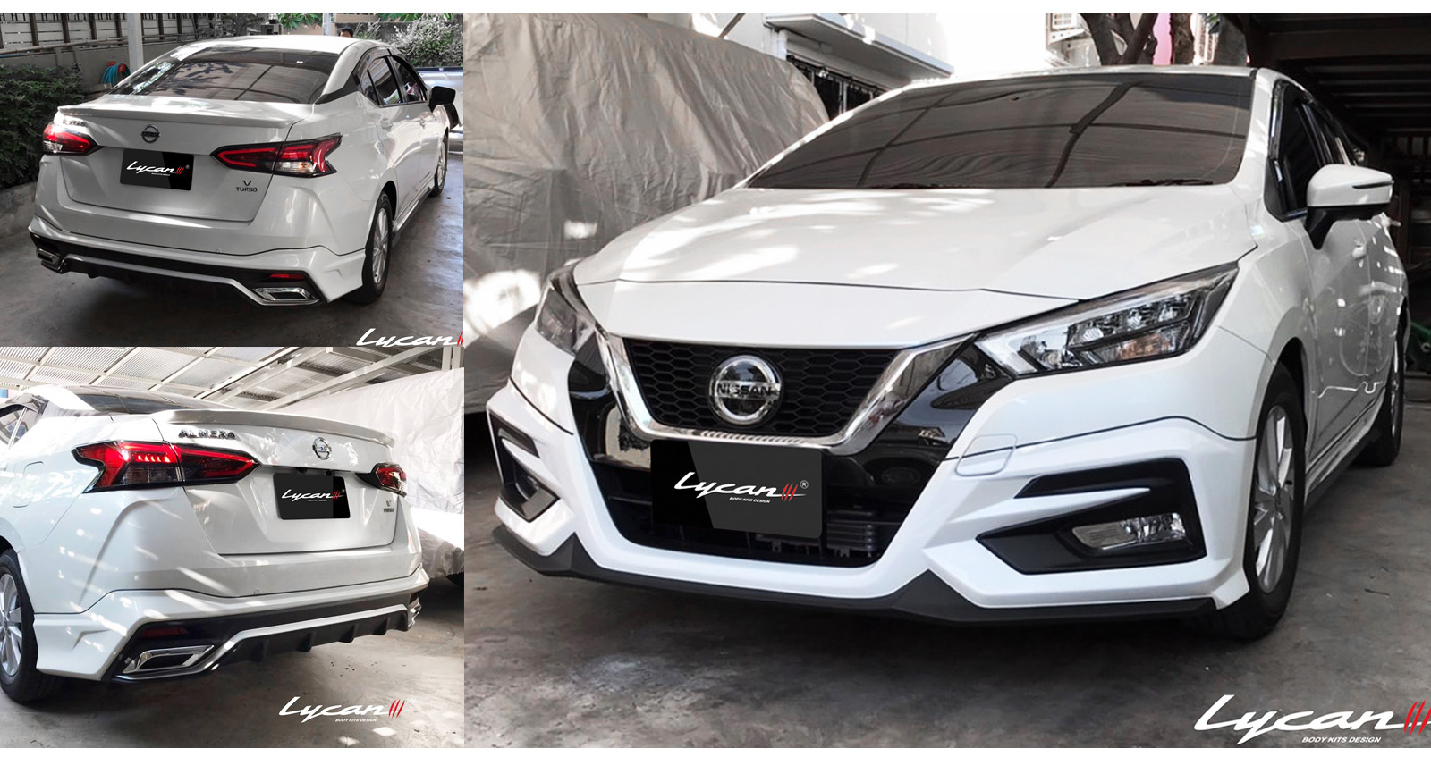 ภาพคันจริง ชุดแต่ง All-New Nissan Almera 2020 | BY LYCAN ราคา 12,900 บาท