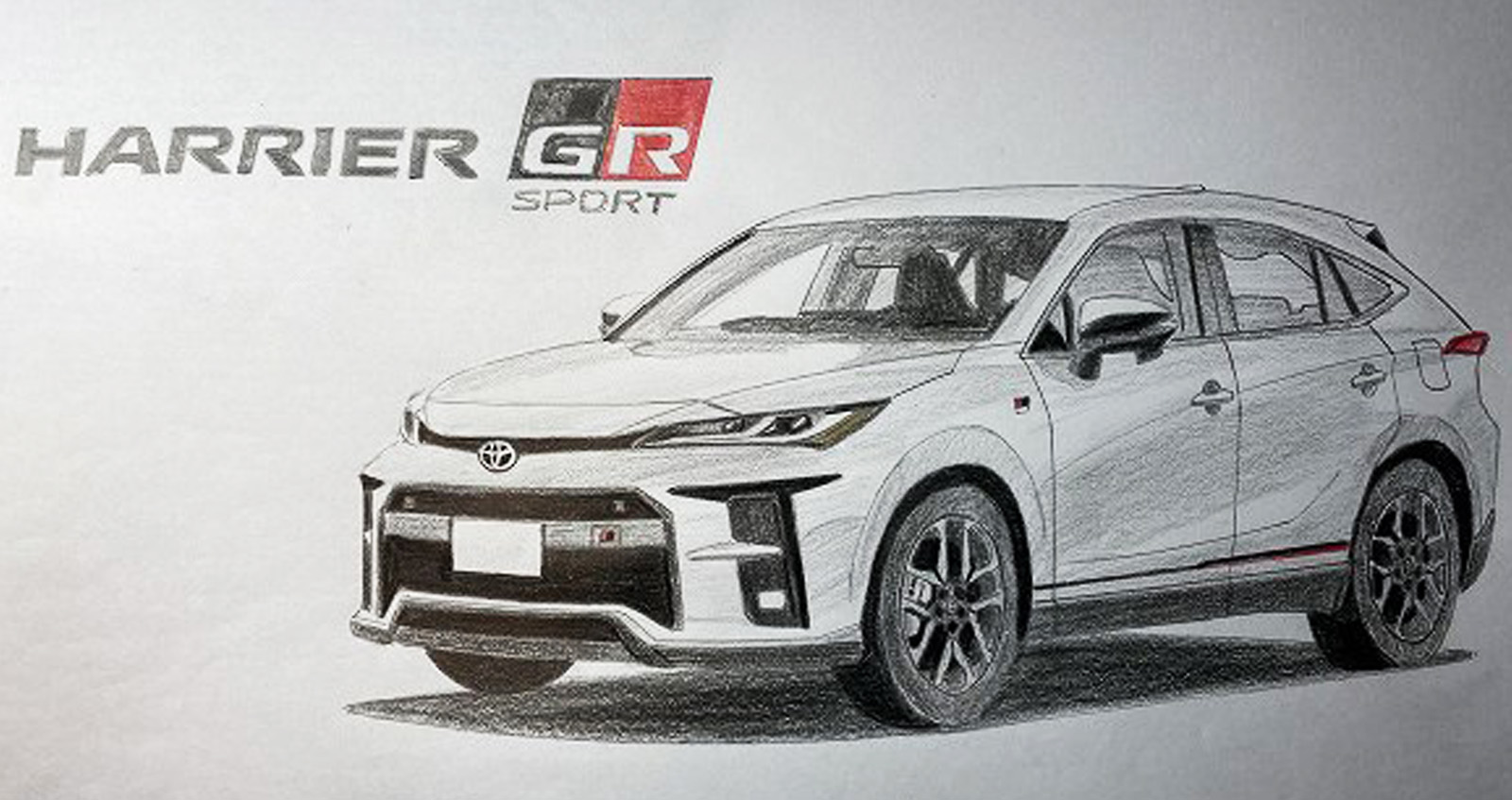 ภาพร่าง Toyota Harrier GR SPORT ภาพในฝัน