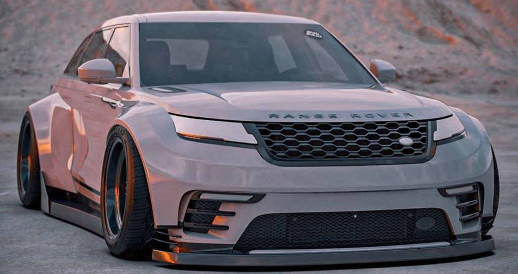 Range Rover Velar ชุดแต่ง รอบคัน โหลดเตี้ย : Rendering