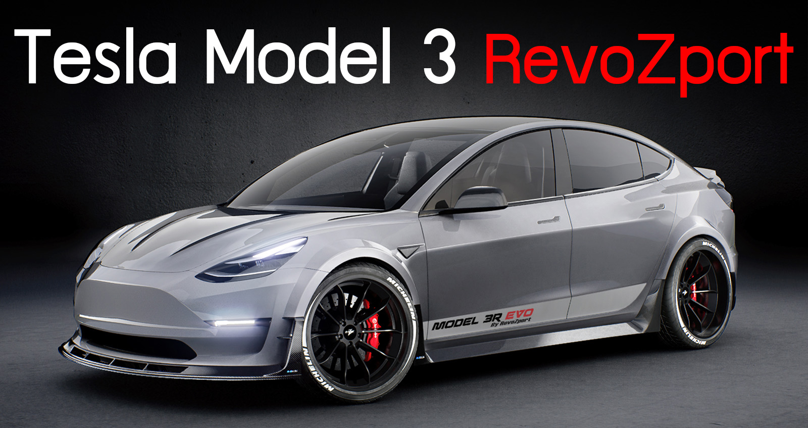 Tesla Model 3 แต่งสปอร์ตโดย RevoZport