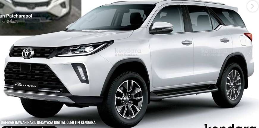 Toyota Fortuner Minor Change เปิดตัว 4 มิถุนายนนี้ : ภาพเรนเดอร์ใกล้เคียง