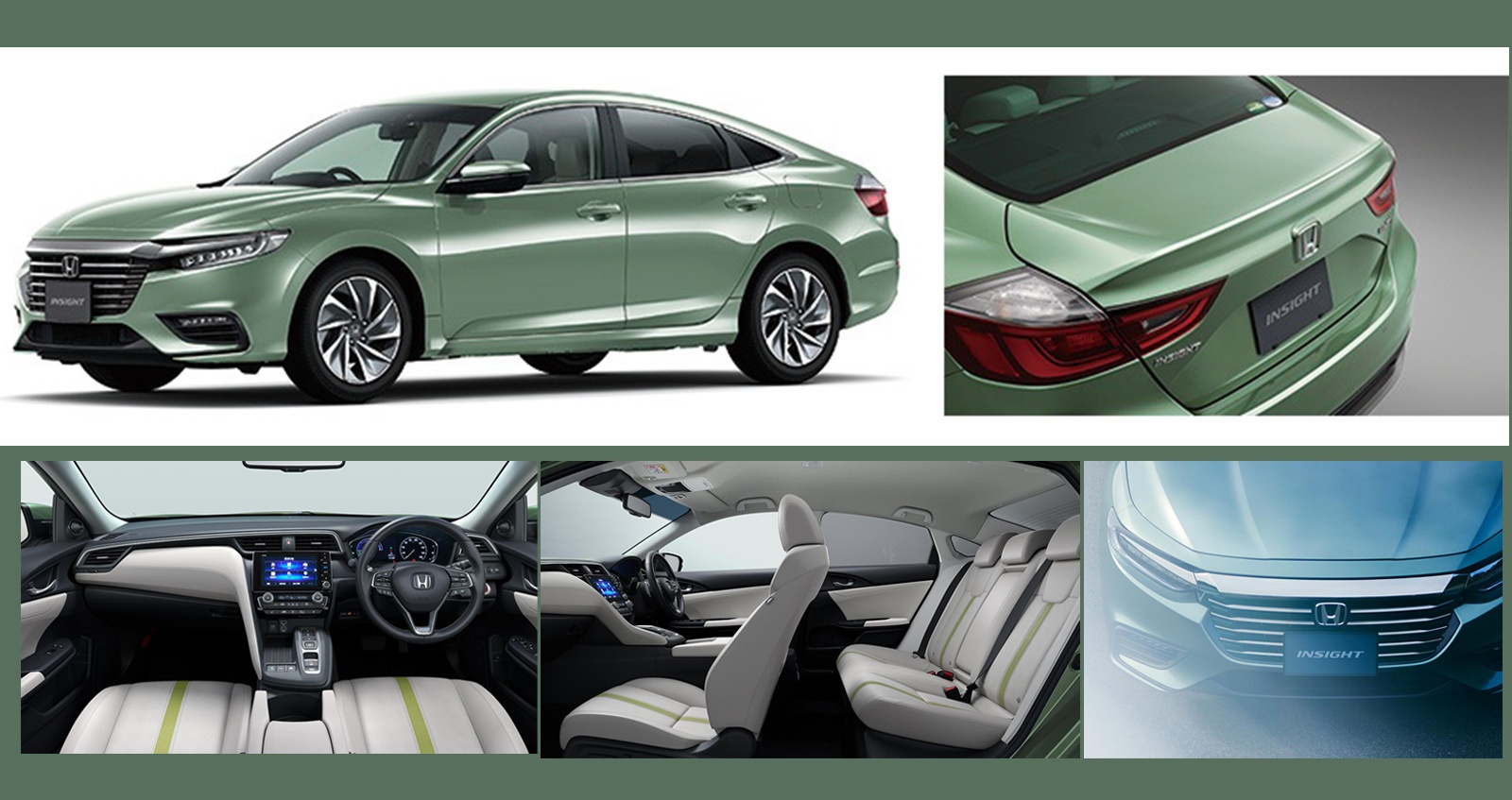 Honda insight เพิ่มสีเขียว Miss Green Metallic ในญี่ปุ่น