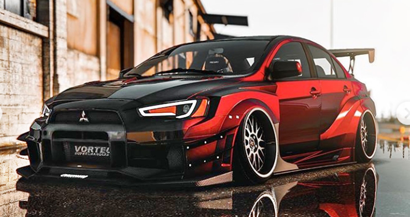 Mitsubishi Lancer Evolution X ชุดแต่งแรลลี่ ภาพในฝัน  frzeditz