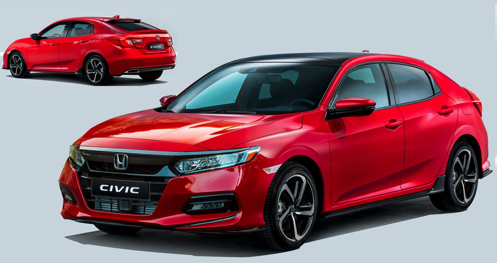 Honda Civic Hatch 2021 เจนที่ 11 ผสานหน้า Accord ภาพเรนเดอร์ Kleber Silva