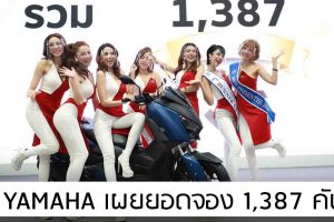 เผยยอดจอง Yamaha 1,387 คัน ภายในงาน Motor Show 2020