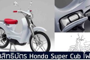 เผยสิทธิบัตร Honda Super Cub ไฟฟ้า ลุ้นขายไทย