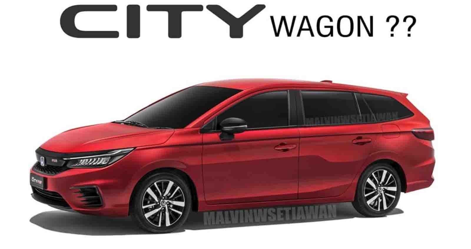 HONDA CITY Wagon ตัวถังยาว : ภาพตัดต่อ