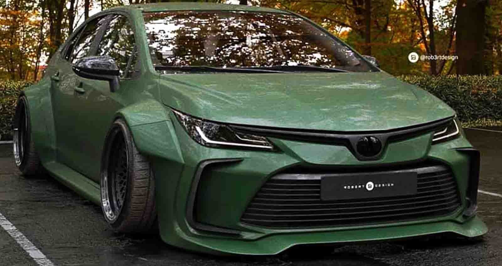 Toyota Corolla แต่งโหลดต่ำ Widebody