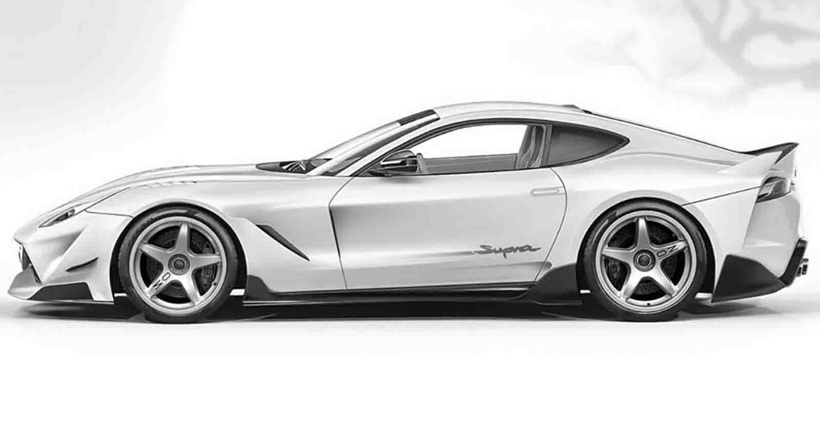 Toyota Supra ผสานดีไซน์ Ferrari GT Design โดยนักออกแบบอิสระ