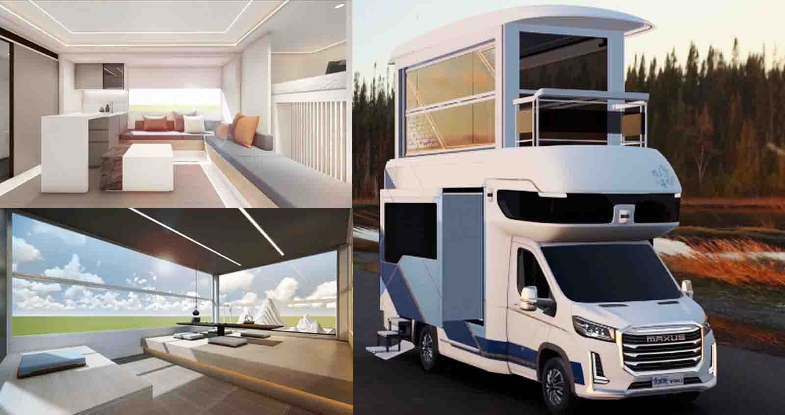 รถบ้าน 2 ชั้น Maxus RV Home ราคาแรง 12.5 ลบ. ในจีน