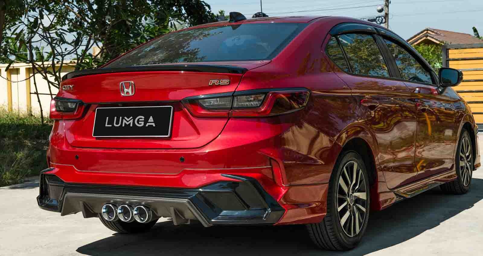 คันสีแดง HONDA CITY RS ชุดแต่ง AmotriZ Bodykits Car ในไทย