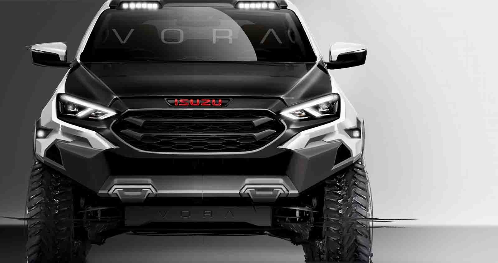 ISUZU MU-X Off-Road PPV สายแกร่ง ภาพเรนเดอร์โดย VORA