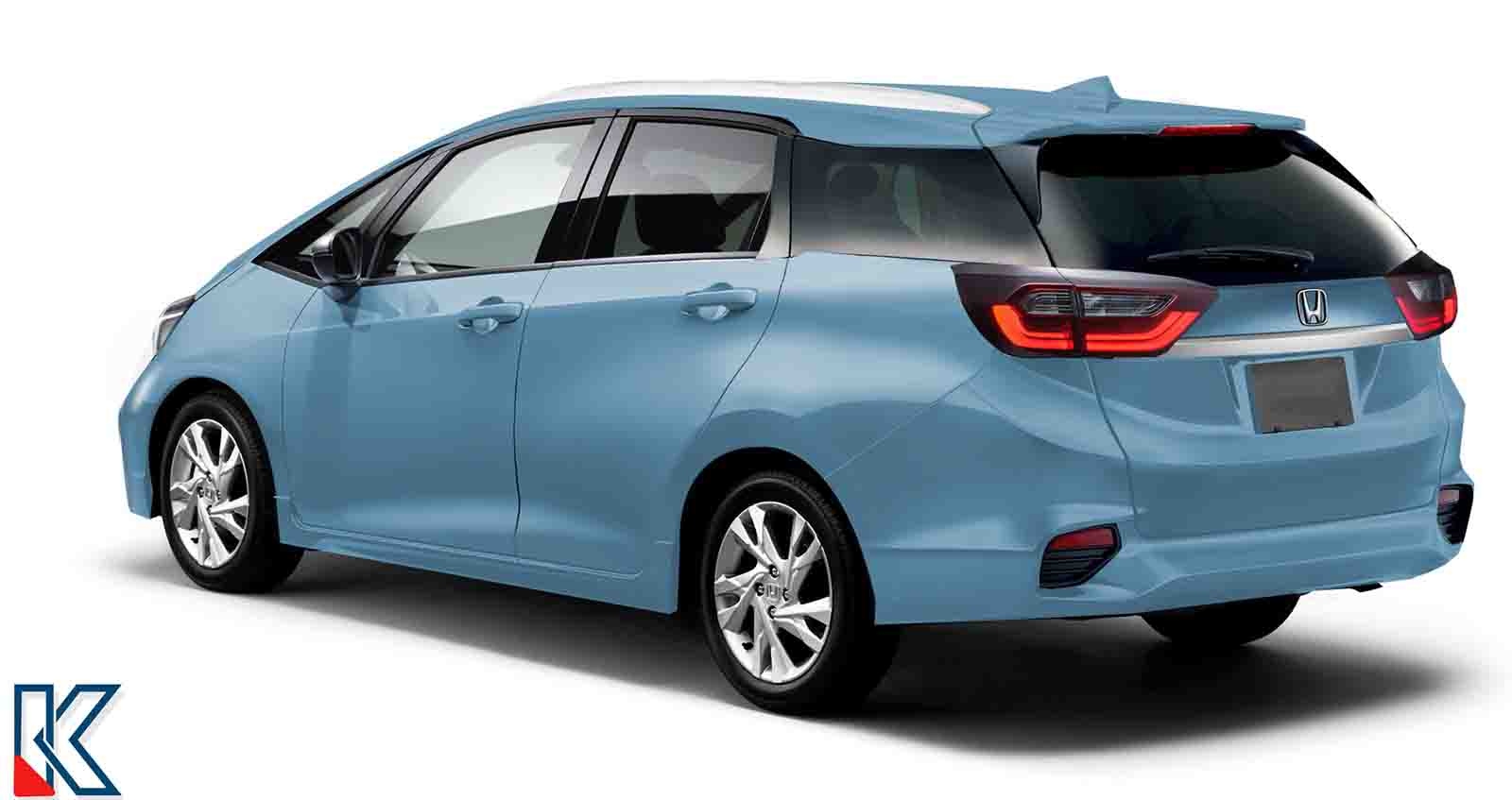 Honda Fit Shuttle Wagon ตัวถังยาว บนพื้นฐาน Fit/Jazz ภาพเรนเดอร์ ใหม่