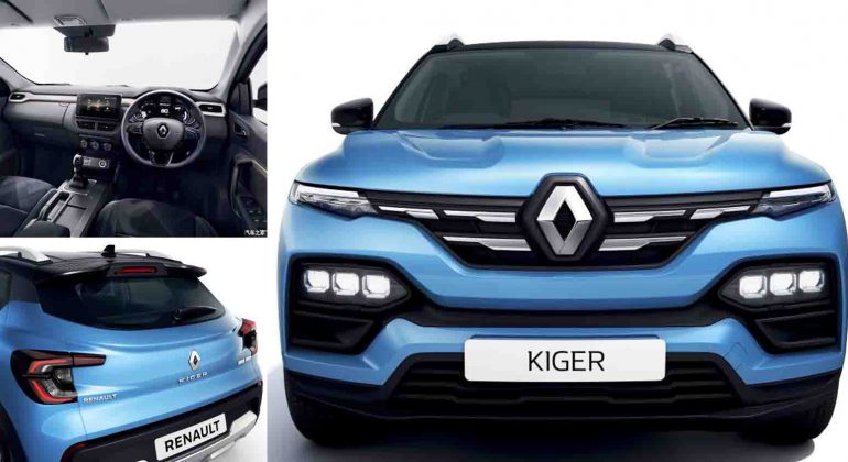 เผยภาพ Renault Kiger พี่น้อง Nissan Magnite