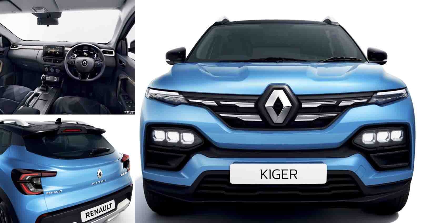 เผยภาพ Renault Kiger พี่น้อง Nissan Magnite