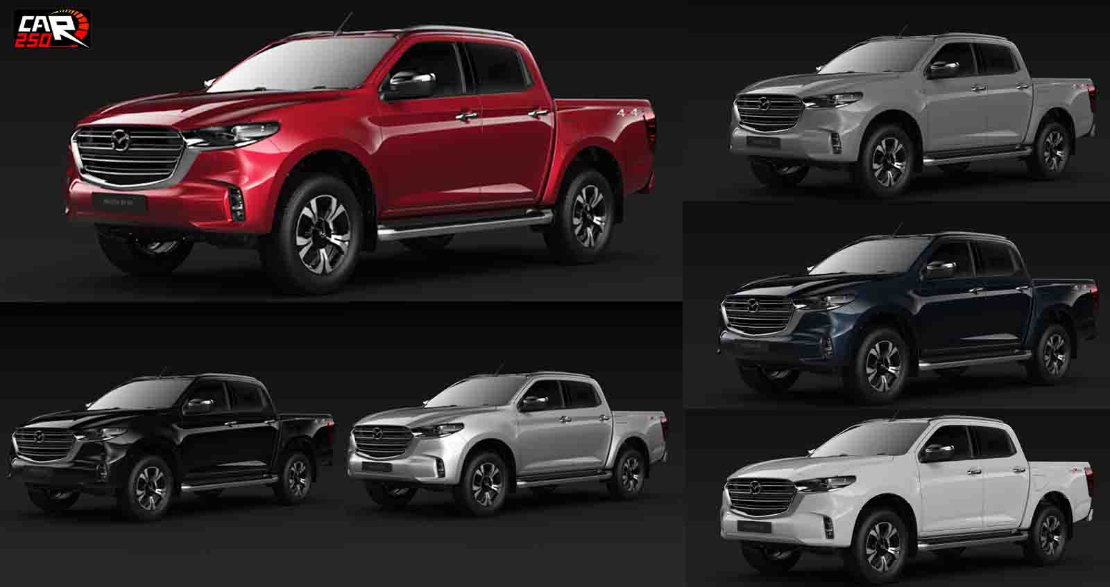 รวมราคา Mazda BT-50 มาสด้า บีีที-50 โปร ตารางผ่อนดาวน์ 2021-2022