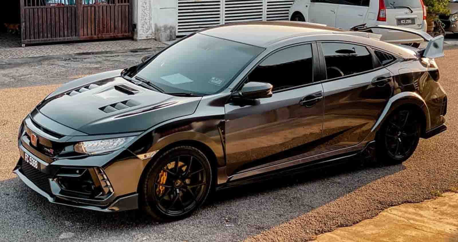 HONDA CIVIC TYPE R ชุดแต่งคาร์บอนรอบคัน สปอร์ตมากกว่า