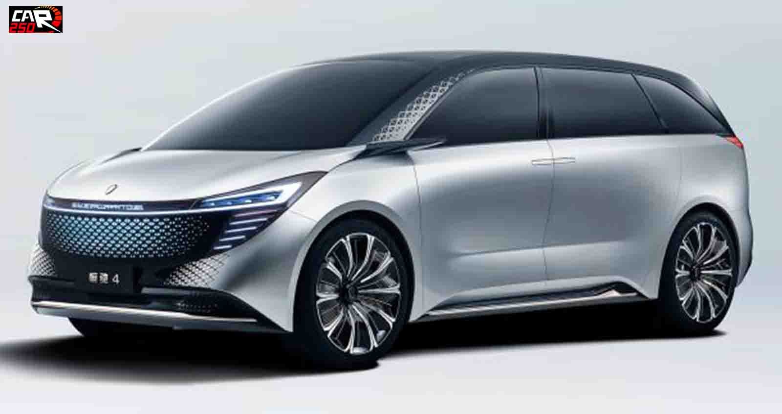 Hengchi 4 MPV 7 ที่นั่ง EV สวยงาม หรูหรา ก่อนเปิดตัวในจีน