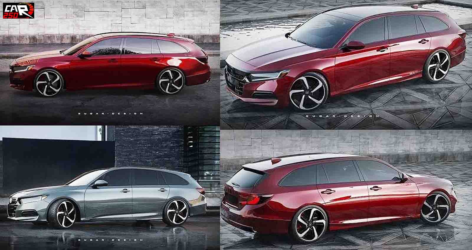 Honda Accord เวอร์ชั่น Wagon ตัวถังยาว ภาพเรนเดอร์