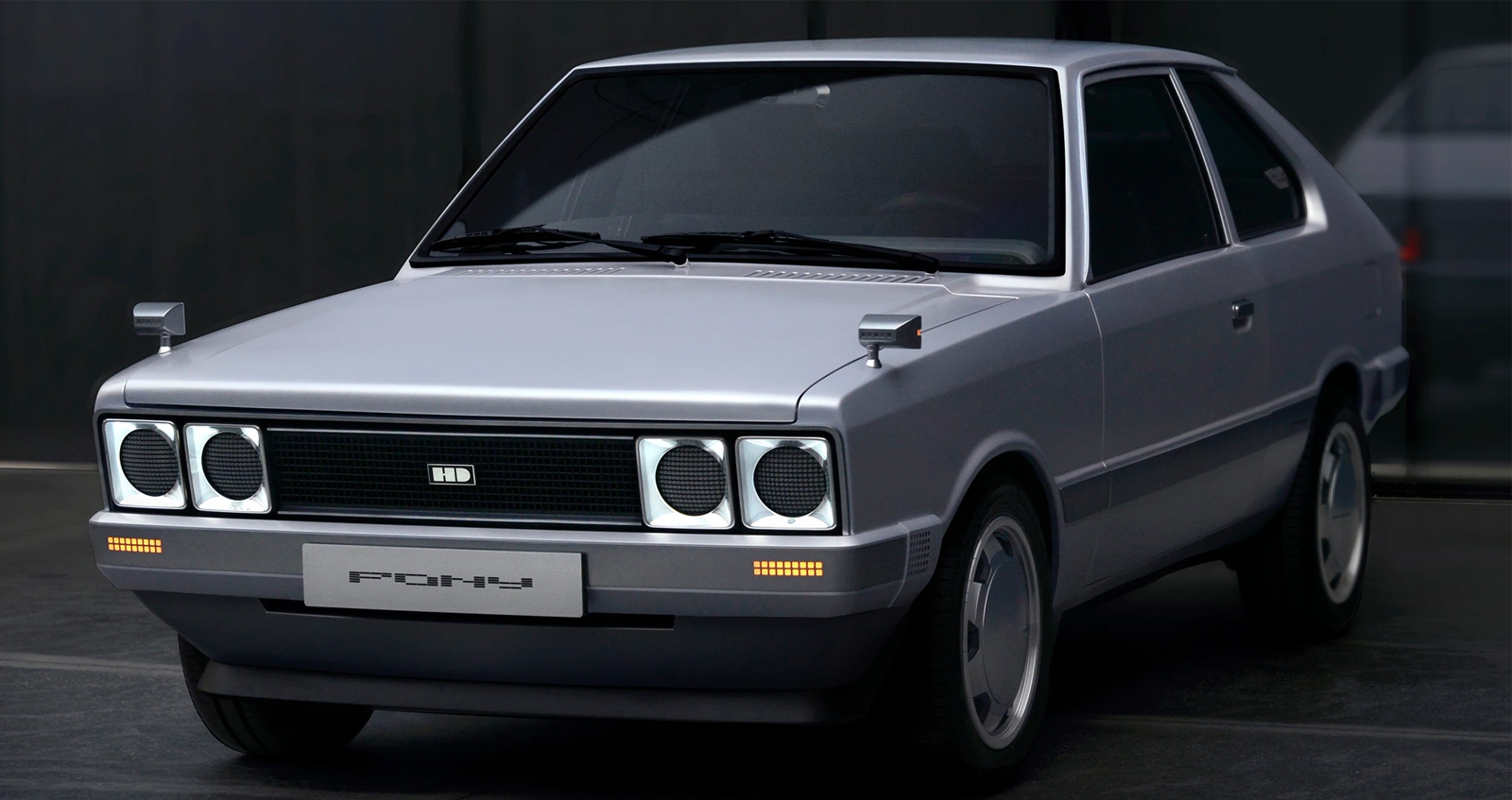 Hyundai Pony EV 1970s ผสานอดีต และ ปัจจุบัน อย่างลงตัว