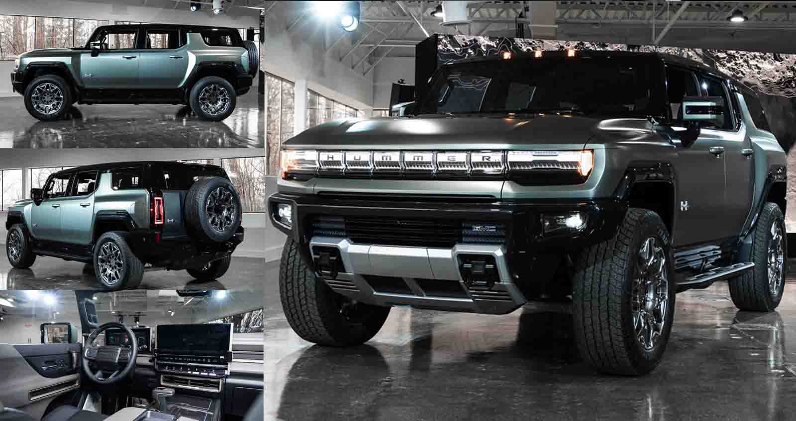 ภาพคันจริง GMC Hummer EV SUV ไฟฟ้า 830 แรงม้า ราคา 3.3 ล้านบาท ในสหรัฐฯ