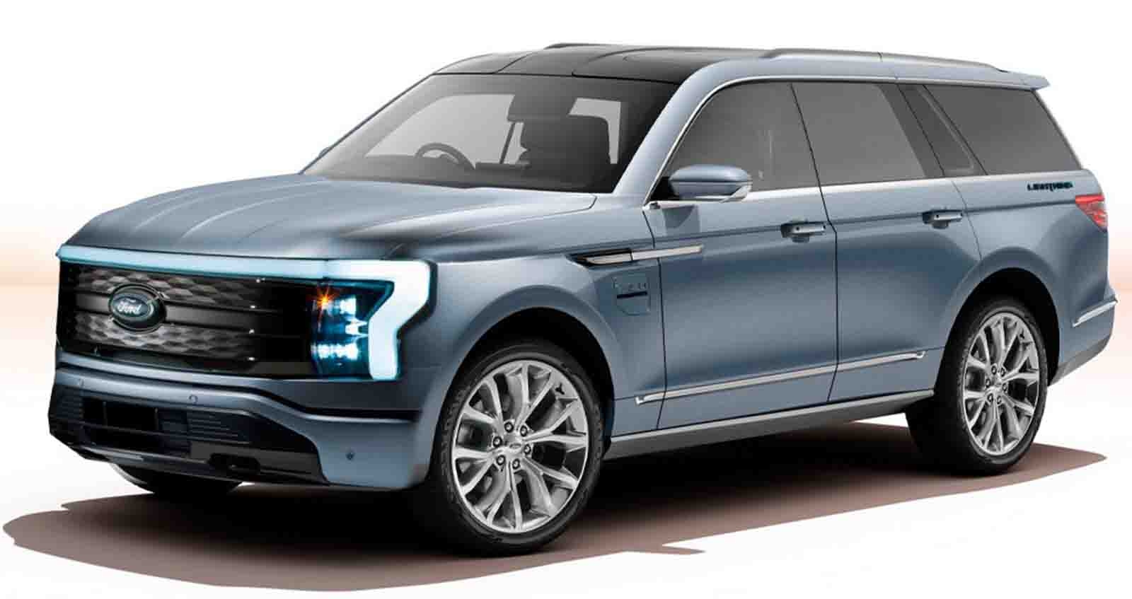 FORD F-150 Lightning เวอร์ชั่น SUV ภาพจากจินตนาการ