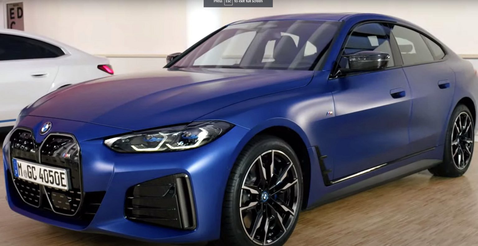 เปิดตัว BMW i4 M50 สปอร์ตไฟฟ้า ตัวแรง 536 แรงม้า รถใหม่วันนี้ ข่าว